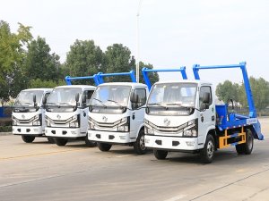 國六東風(fēng)小多利卡 3~4方 擺臂垃圾車(chē)