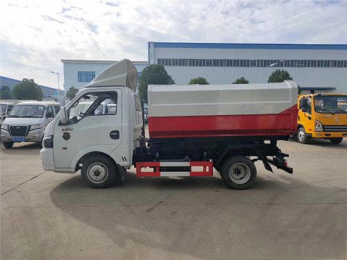 國六3-4方 藍牌東風(fēng)途逸 掛桶垃圾車(chē)