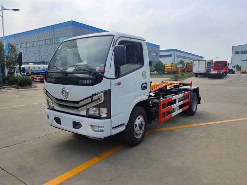 國六5方東風(fēng)D6 勾臂垃圾車(chē)